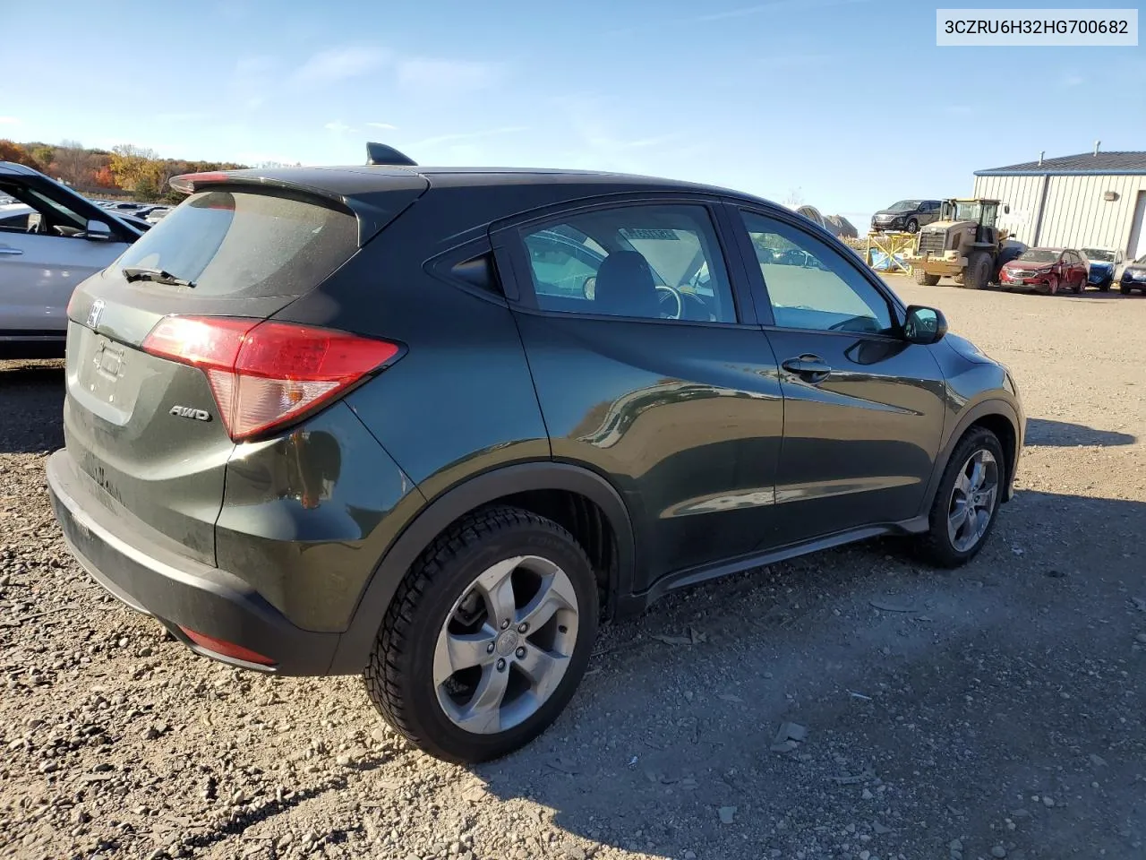 3CZRU6H32HG700682 2017 Honda Hr-V Lx