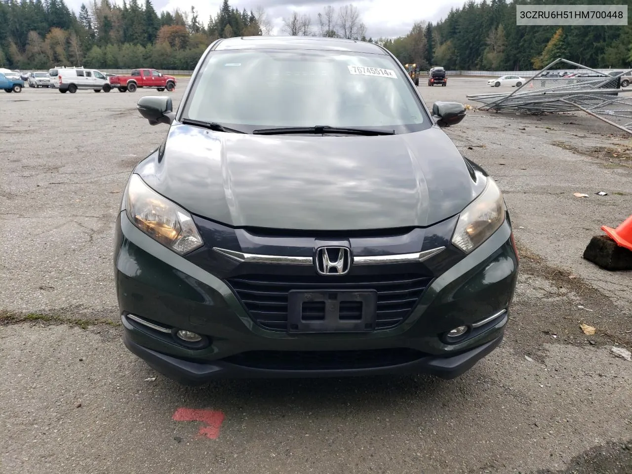 3CZRU6H51HM700448 2017 Honda Hr-V Ex