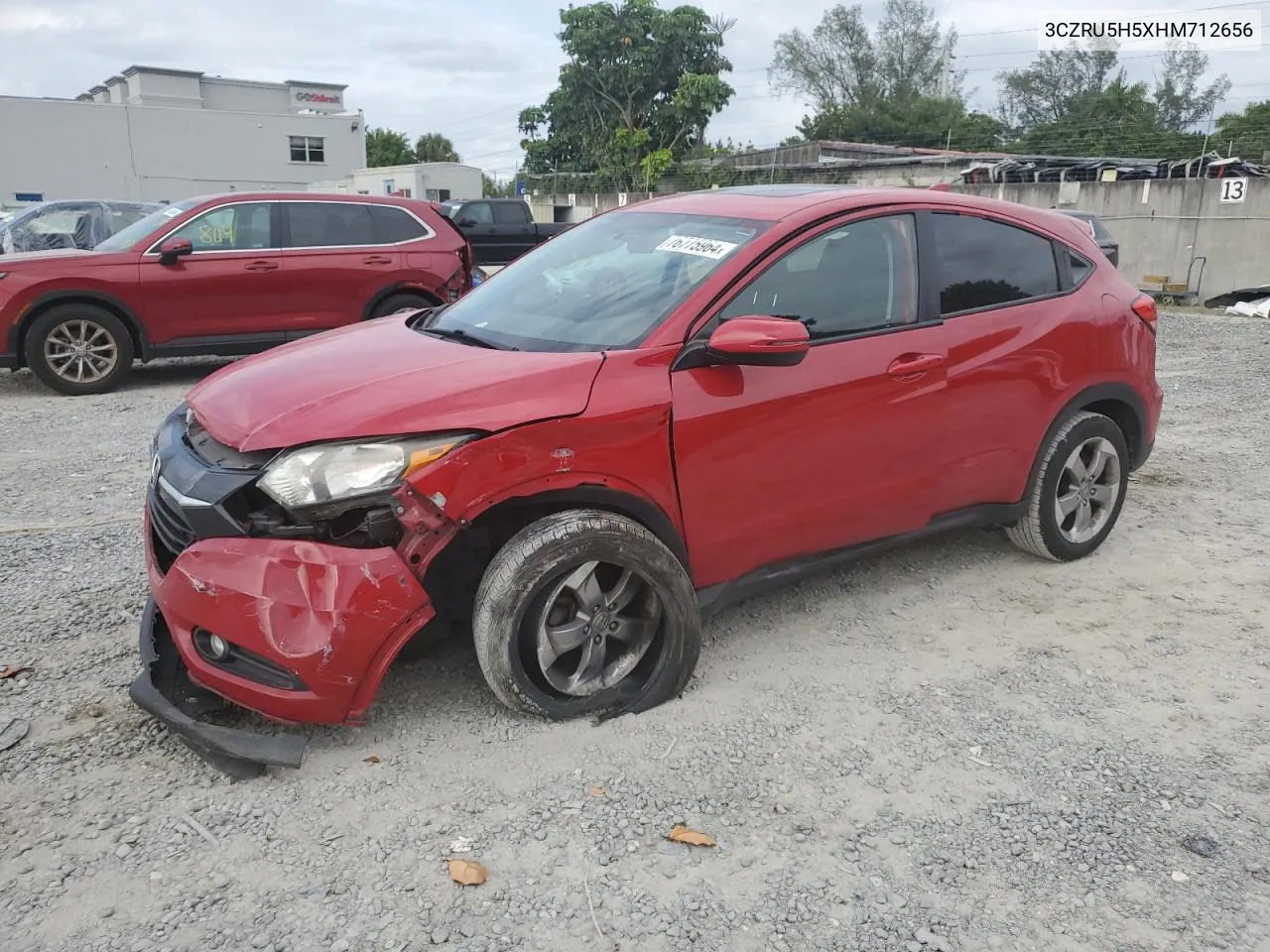 3CZRU5H5XHM712656 2017 Honda Hr-V Ex