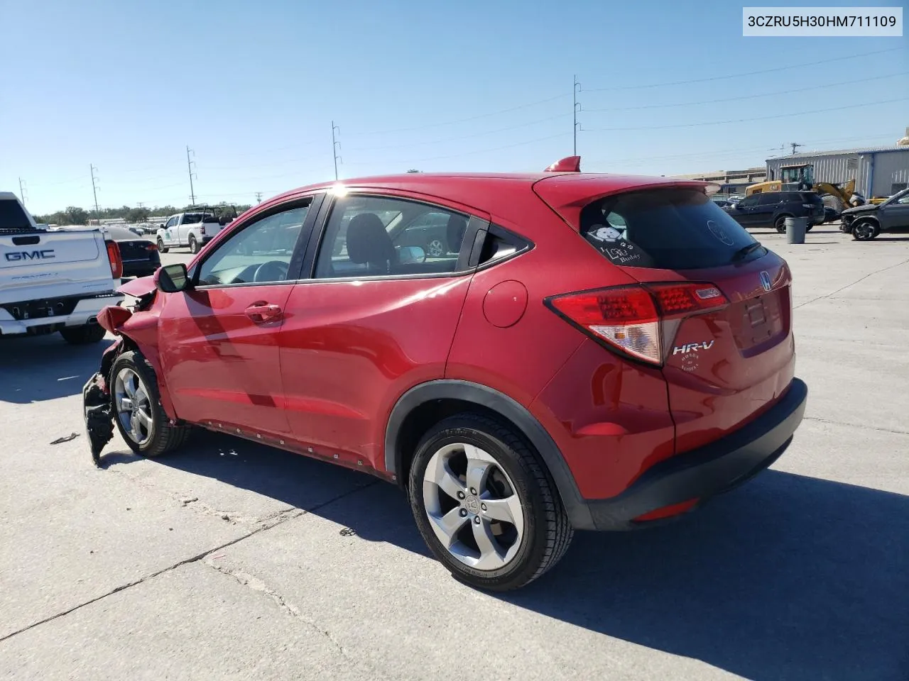 2017 Honda Hr-V Lx VIN: 3CZRU5H30HM711109 Lot: 76881824