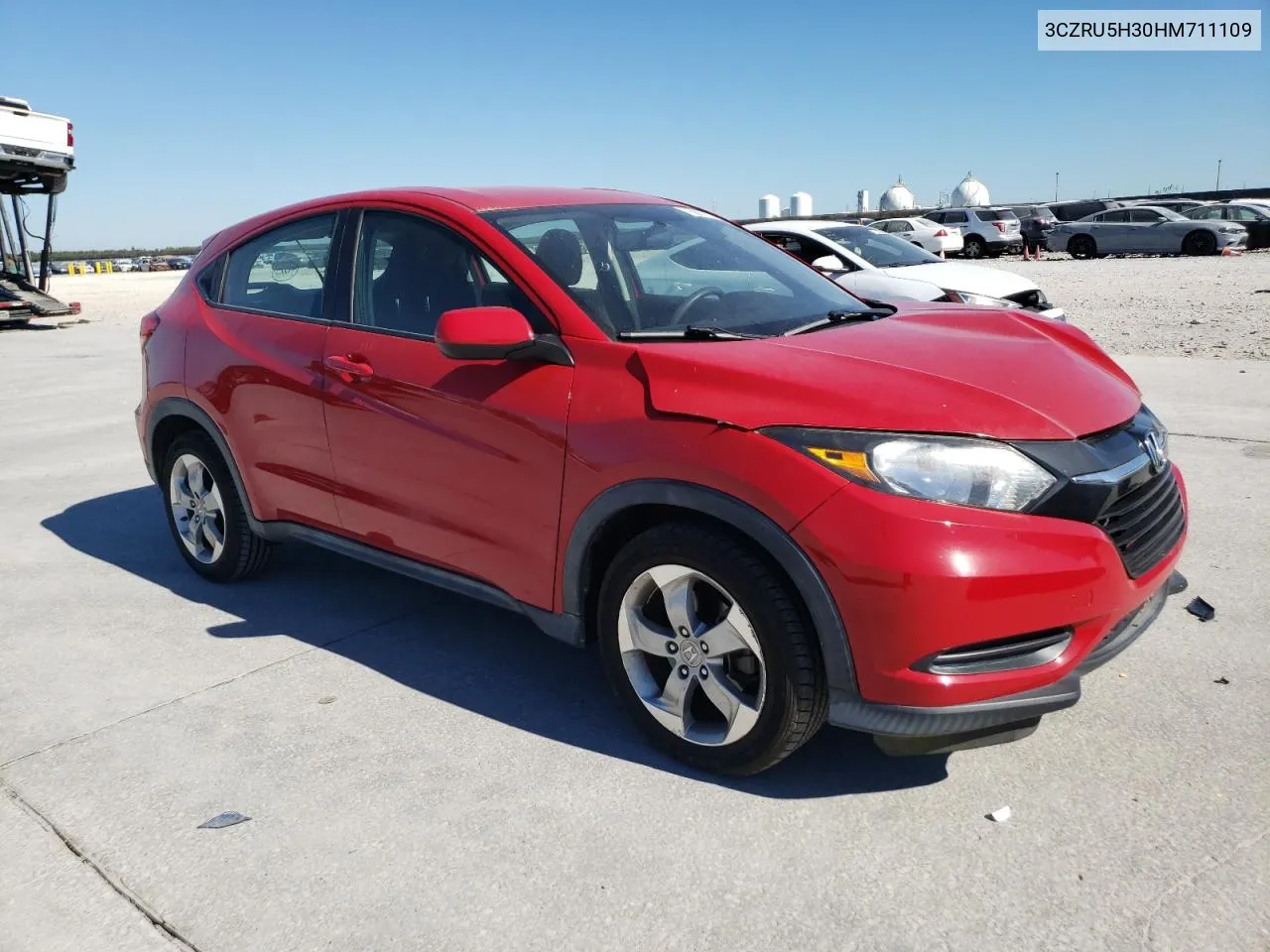 2017 Honda Hr-V Lx VIN: 3CZRU5H30HM711109 Lot: 76881824