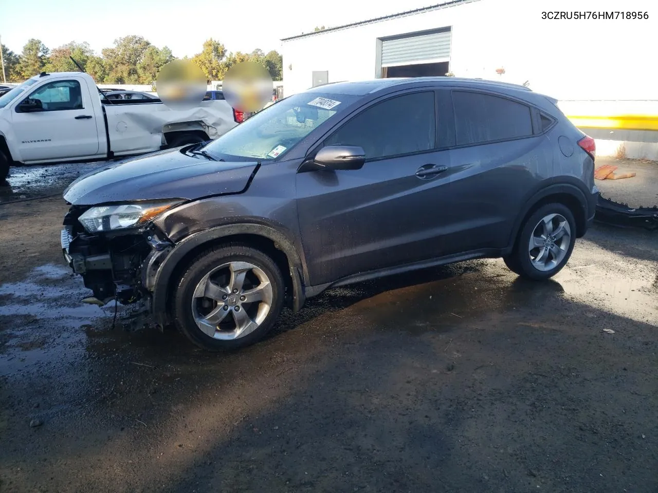 2017 Honda Hr-V Exl VIN: 3CZRU5H76HM718956 Lot: 77048314