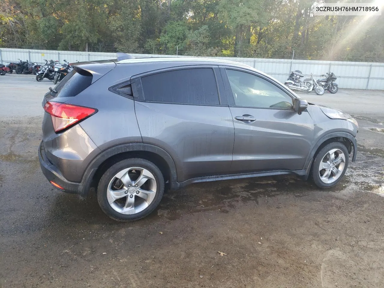 2017 Honda Hr-V Exl VIN: 3CZRU5H76HM718956 Lot: 77048314