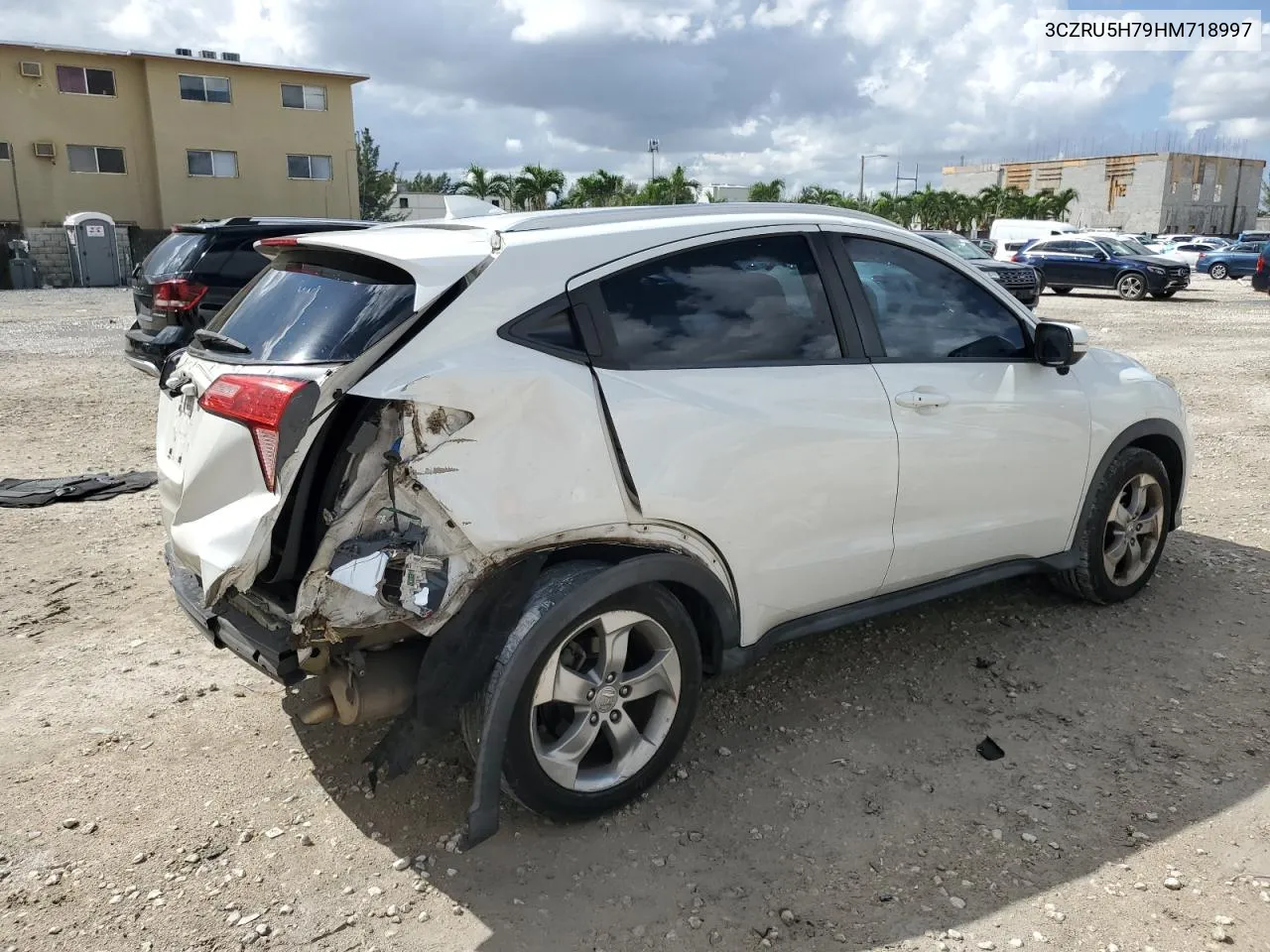 2017 Honda Hr-V Exl VIN: 3CZRU5H79HM718997 Lot: 77395504