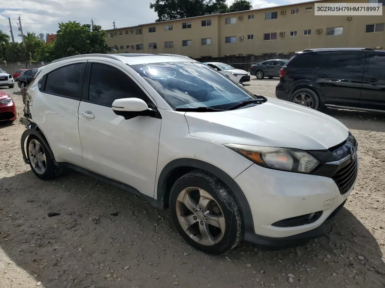 2017 Honda Hr-V Exl VIN: 3CZRU5H79HM718997 Lot: 77395504