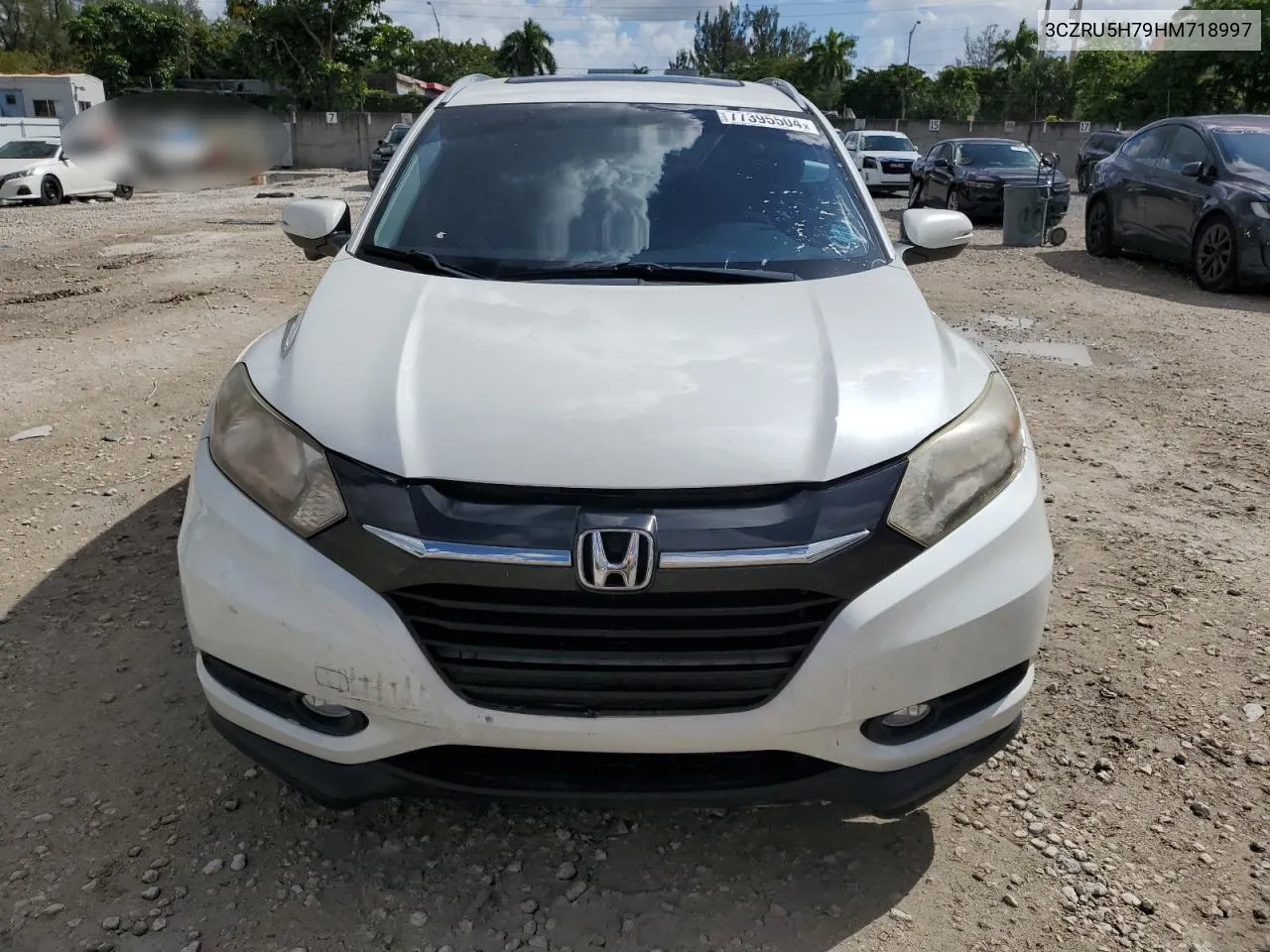 2017 Honda Hr-V Exl VIN: 3CZRU5H79HM718997 Lot: 77395504