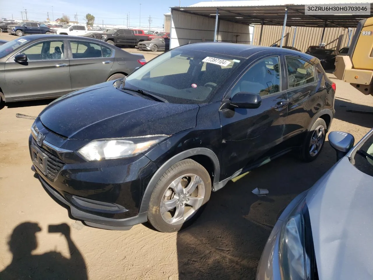 2017 Honda Hr-V Lx VIN: 3CZRU6H30HG703046 Lot: 77397104