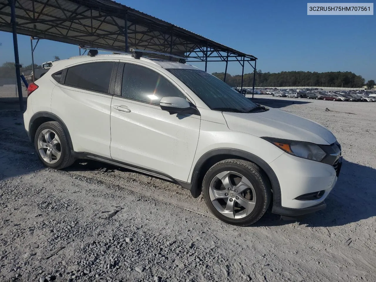 2017 Honda Hr-V Exl VIN: 3CZRU5H75HM707561 Lot: 77447544