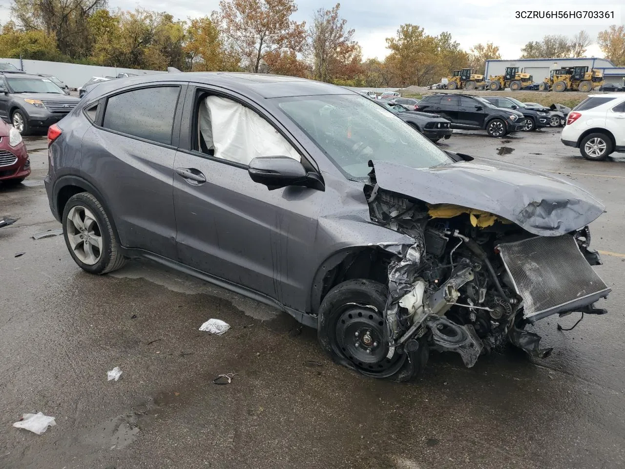 2017 Honda Hr-V Ex VIN: 3CZRU6H56HG703361 Lot: 77770484