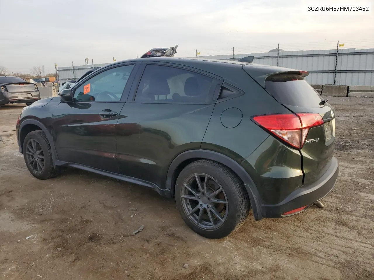 2017 Honda Hr-V Ex VIN: 3CZRU6H57HM703452 Lot: 77896314