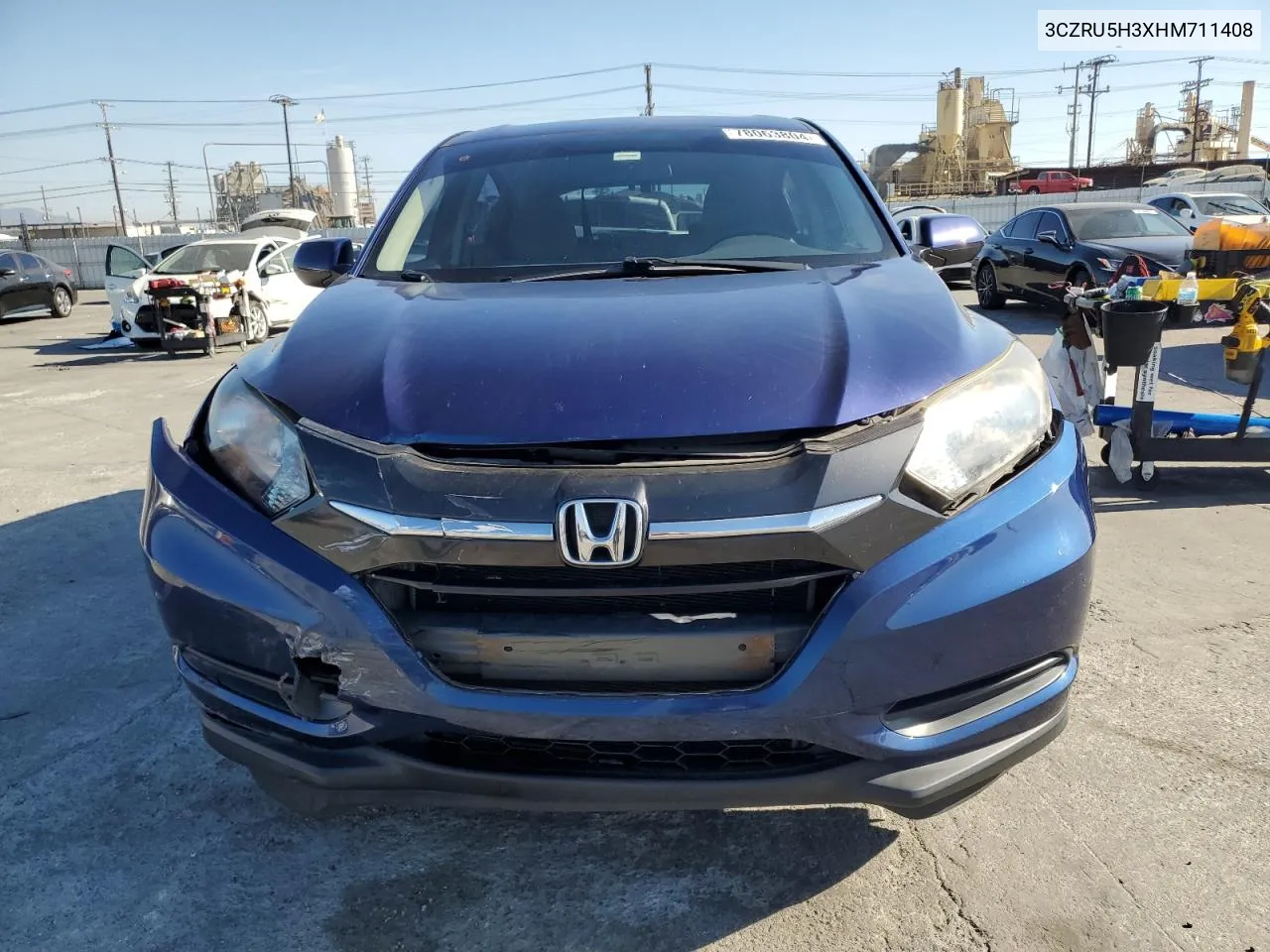 2017 Honda Hr-V Lx VIN: 3CZRU5H3XHM711408 Lot: 78063804