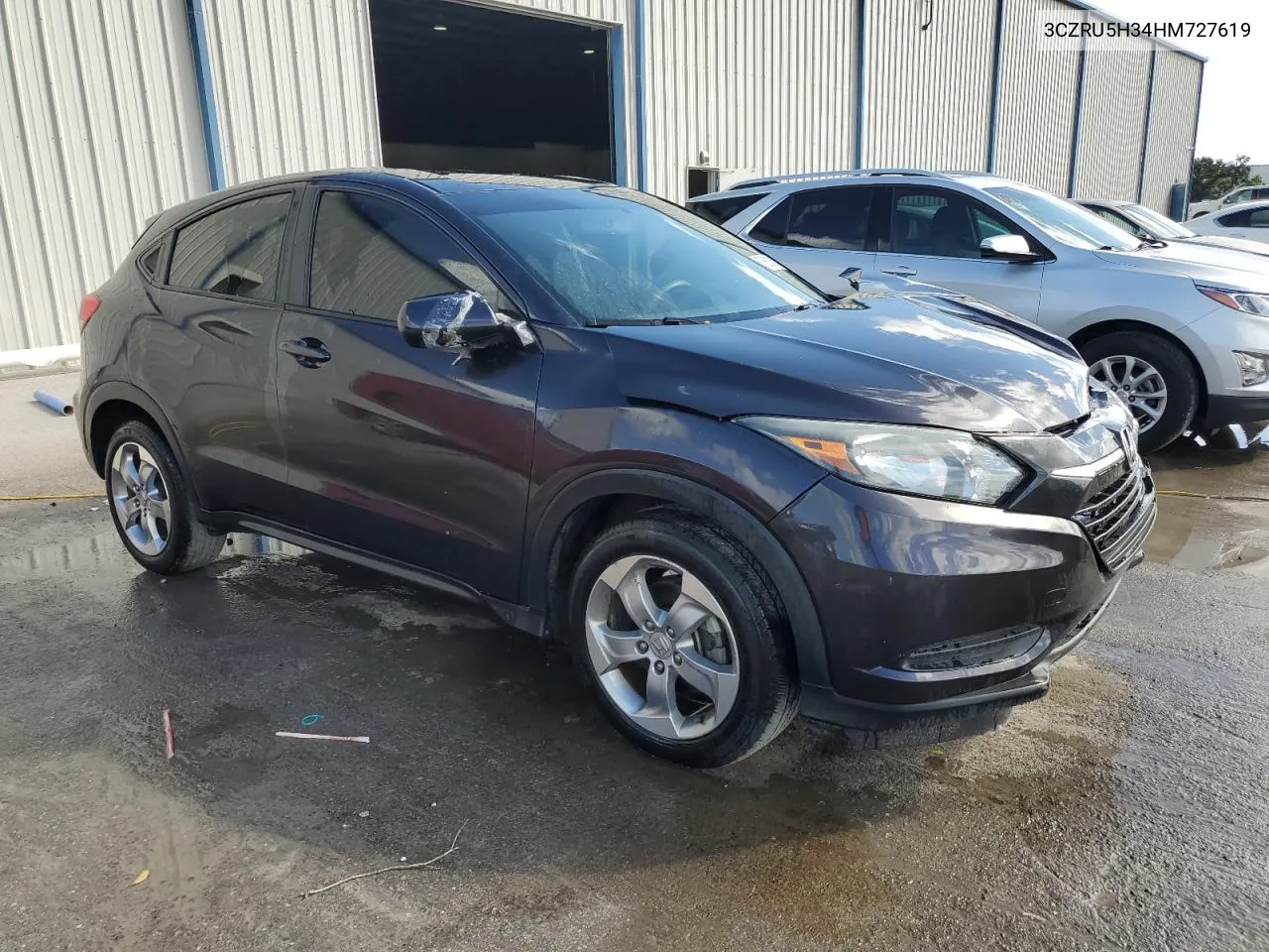 2017 Honda Hr-V Lx VIN: 3CZRU5H34HM727619 Lot: 78631044