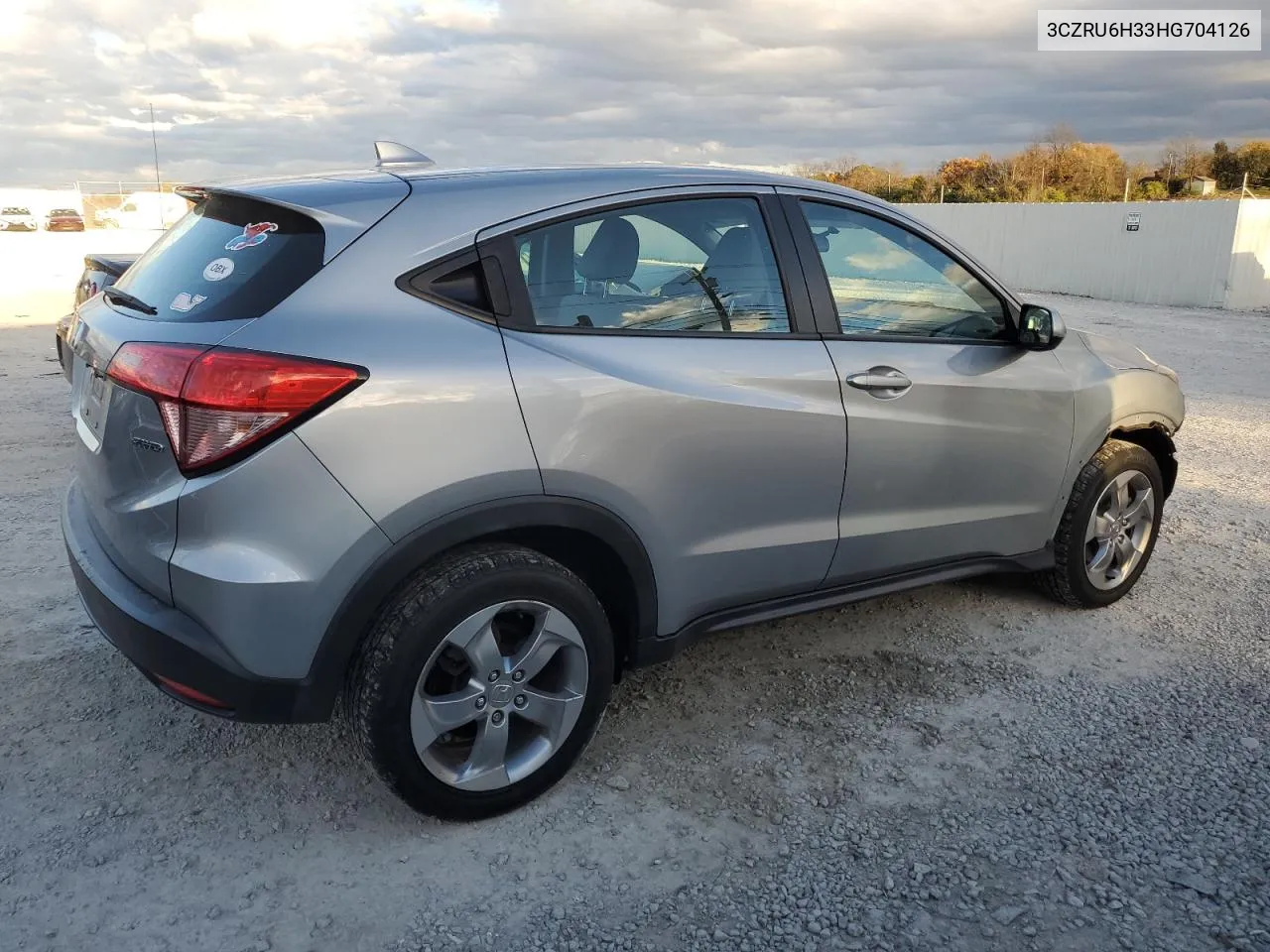 2017 Honda Hr-V Lx VIN: 3CZRU6H33HG704126 Lot: 79219084