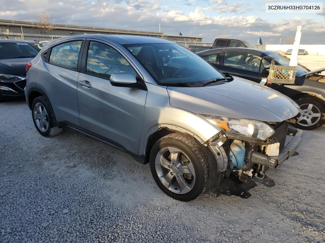 2017 Honda Hr-V Lx VIN: 3CZRU6H33HG704126 Lot: 79219084