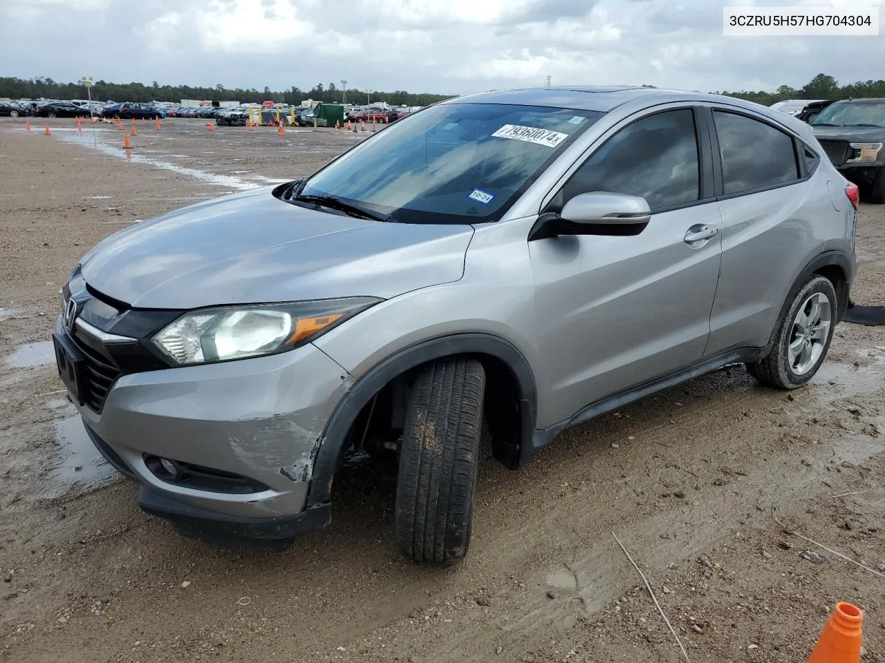 2017 Honda Hr-V Ex VIN: 3CZRU5H57HG704304 Lot: 79360074