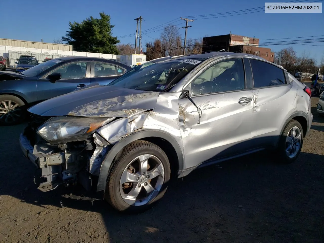 2017 Honda Hr-V Ex VIN: 3CZRU6H52HM708901 Lot: 80352444