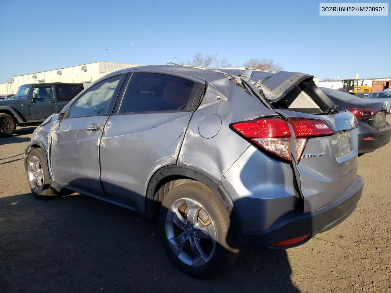 2017 Honda Hr-V Ex VIN: 3CZRU6H52HM708901 Lot: 80352444