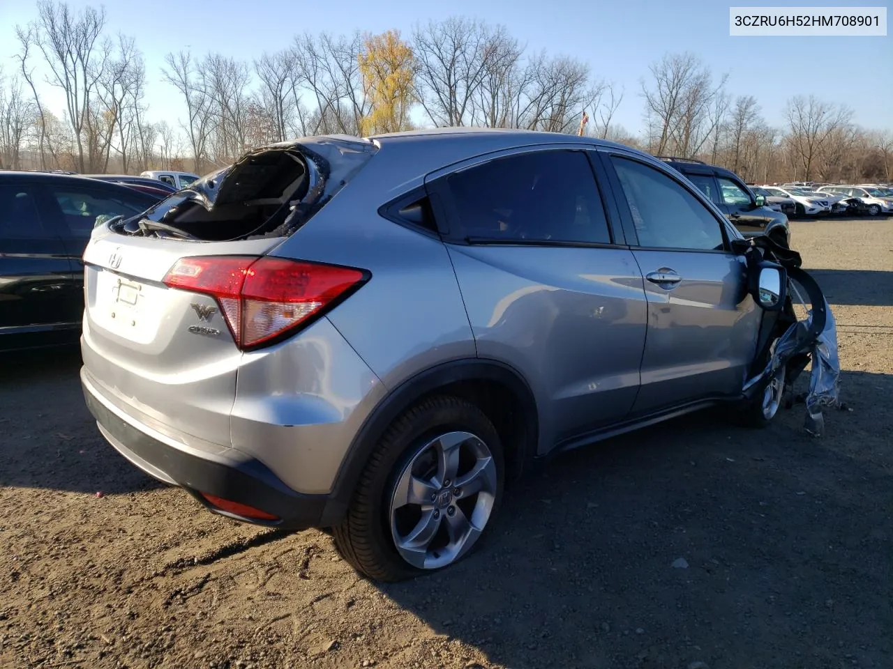 2017 Honda Hr-V Ex VIN: 3CZRU6H52HM708901 Lot: 80352444