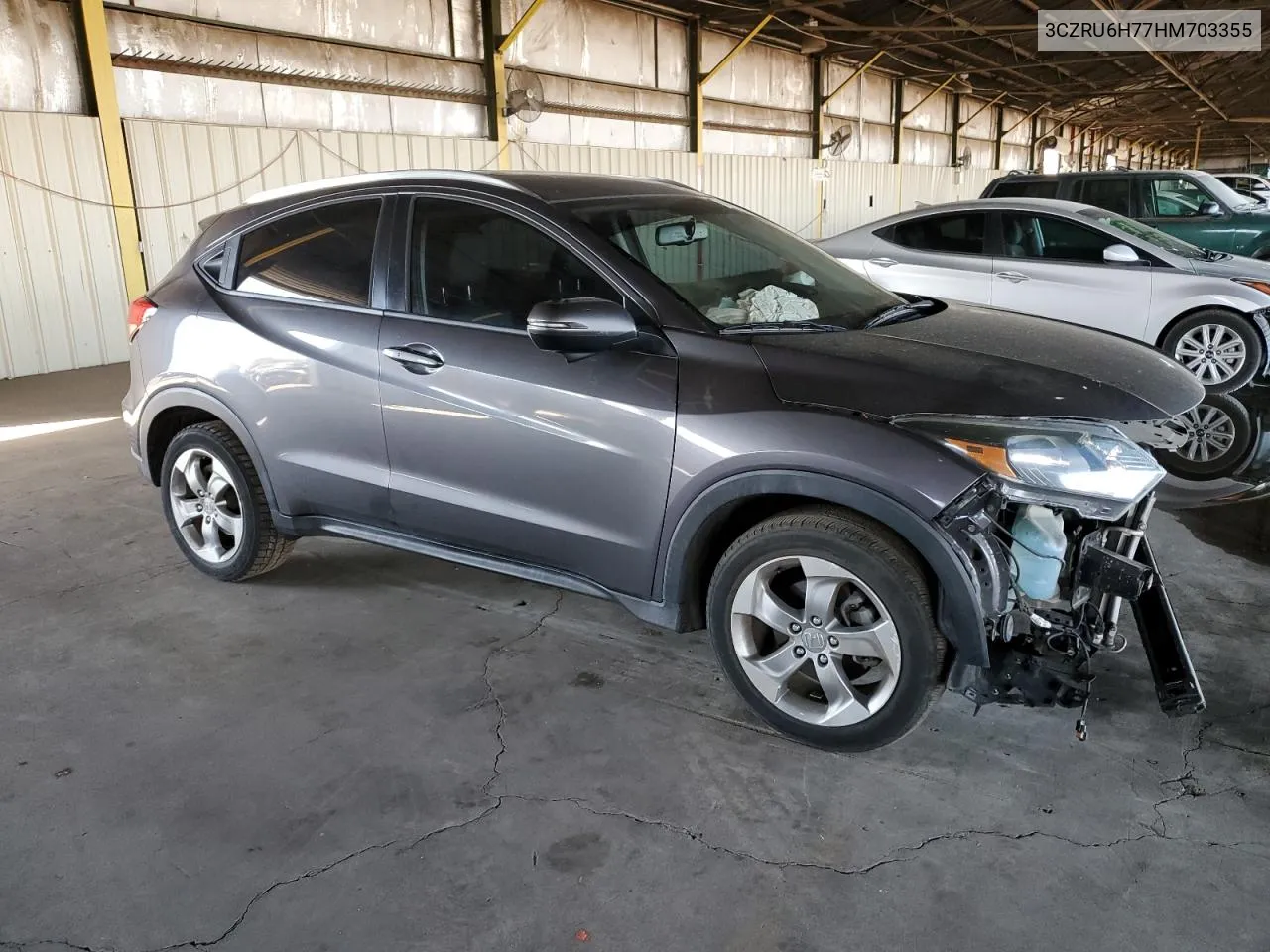 2017 Honda Hr-V Exl VIN: 3CZRU6H77HM703355 Lot: 80385514