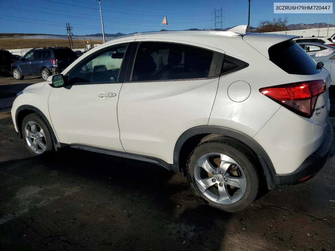 2017 Honda Hr-V Exl VIN: 3CZRU6H79HM720447 Lot: 80533964