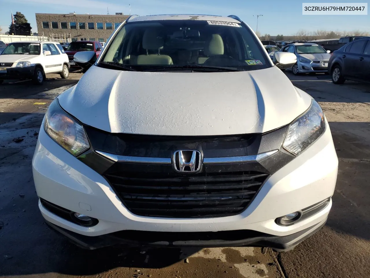 2017 Honda Hr-V Exl VIN: 3CZRU6H79HM720447 Lot: 80533964