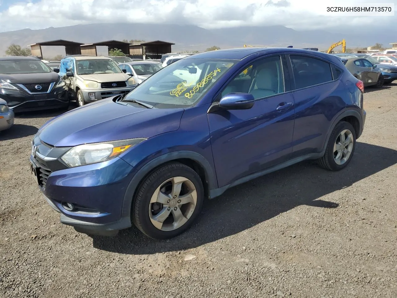 2017 Honda Hr-V Ex VIN: 3CZRU6H58HM713570 Lot: 80588854