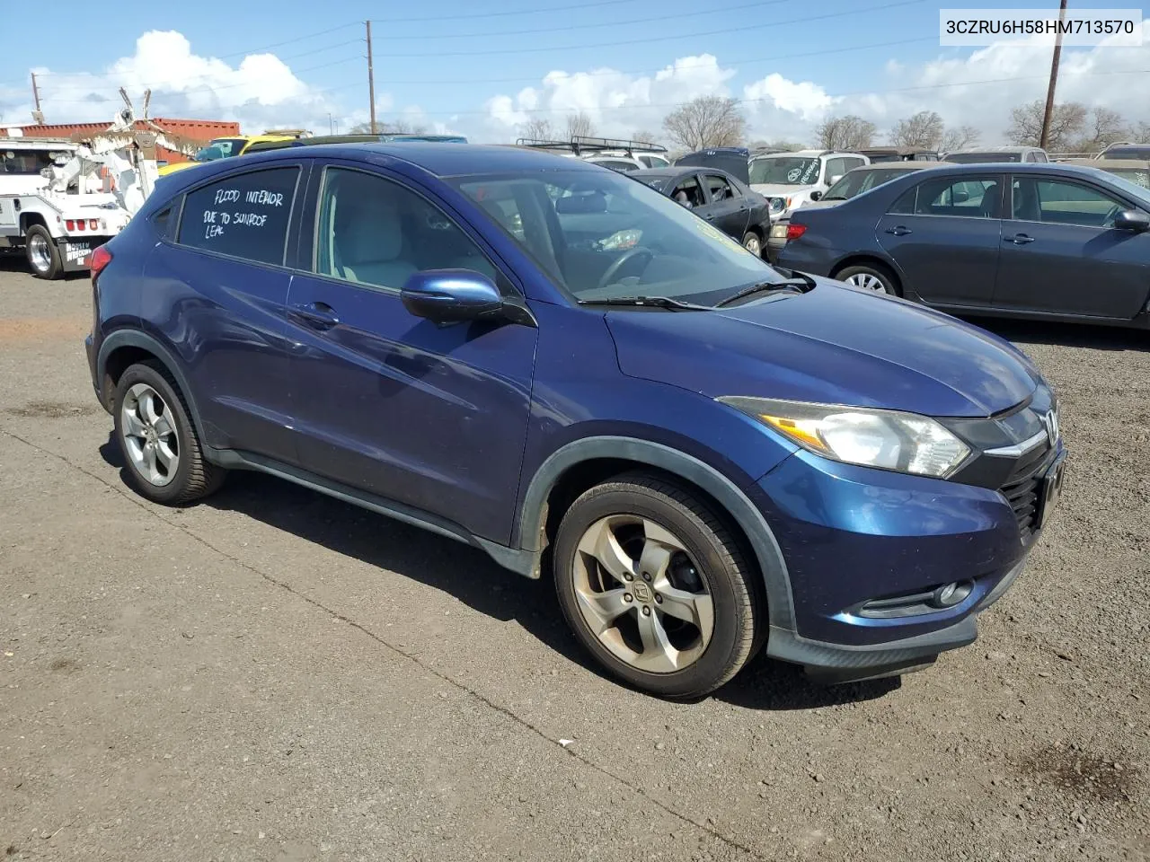 2017 Honda Hr-V Ex VIN: 3CZRU6H58HM713570 Lot: 80588854