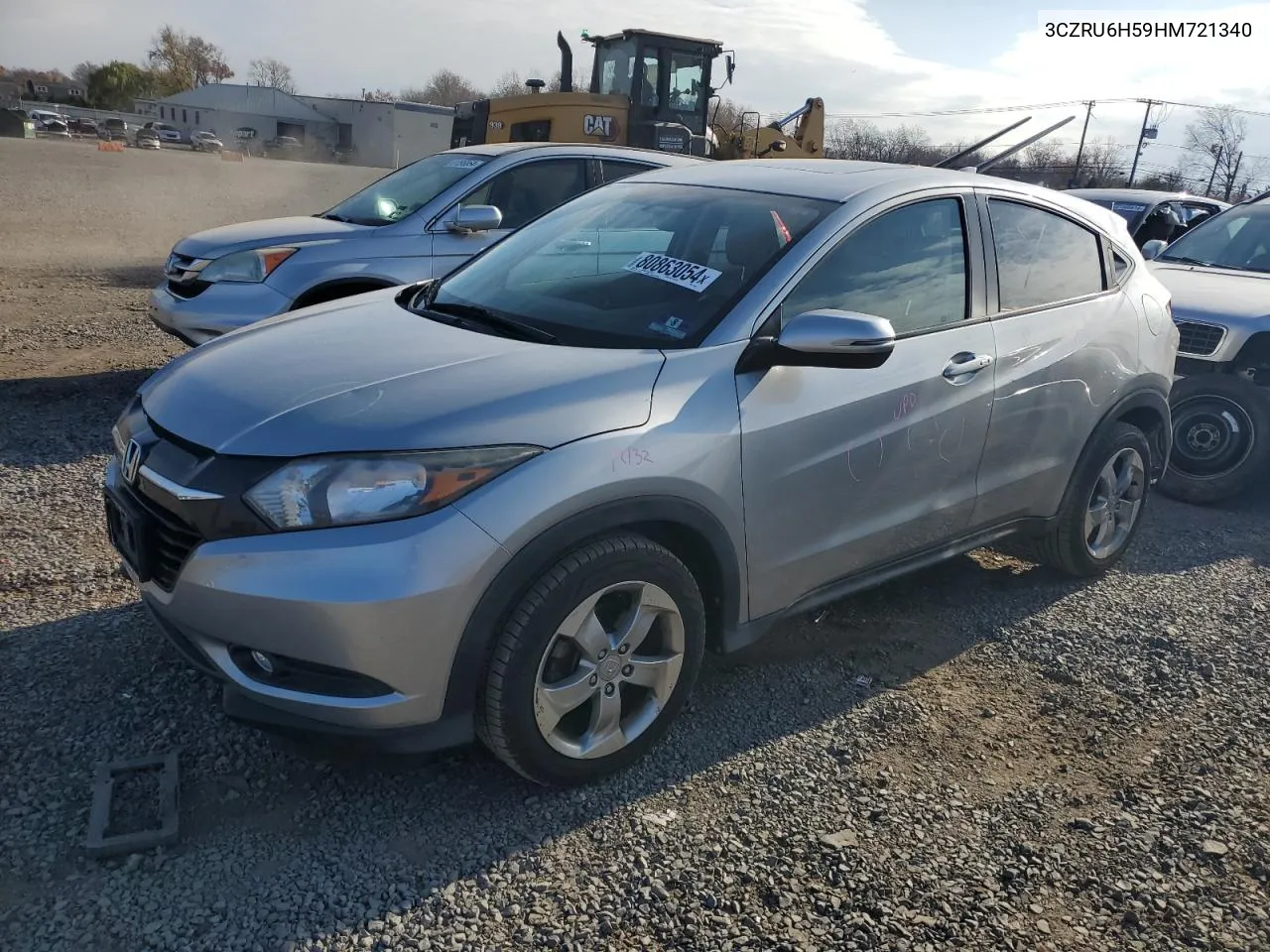 2017 Honda Hr-V Ex VIN: 3CZRU6H59HM721340 Lot: 80863054