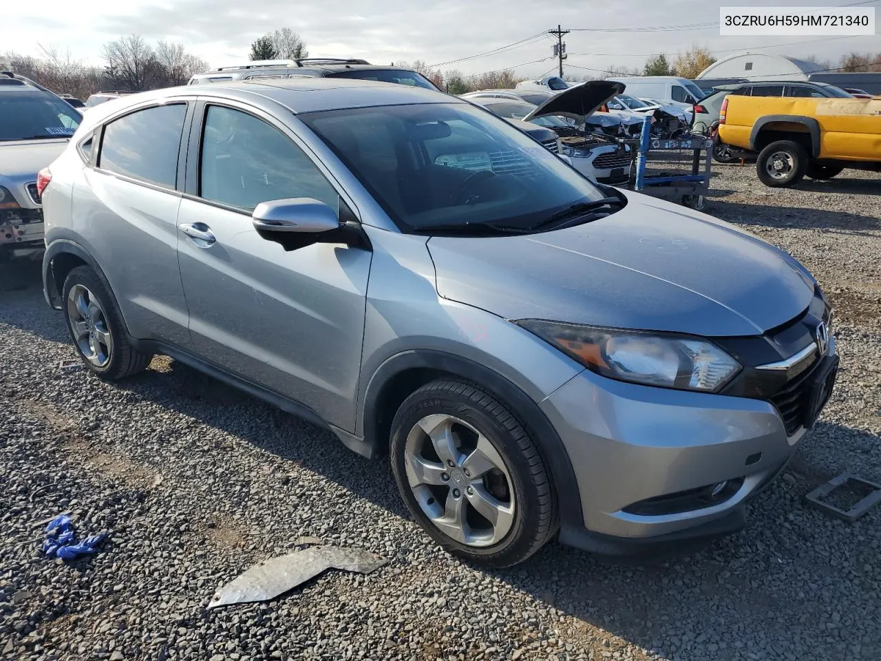 2017 Honda Hr-V Ex VIN: 3CZRU6H59HM721340 Lot: 80863054