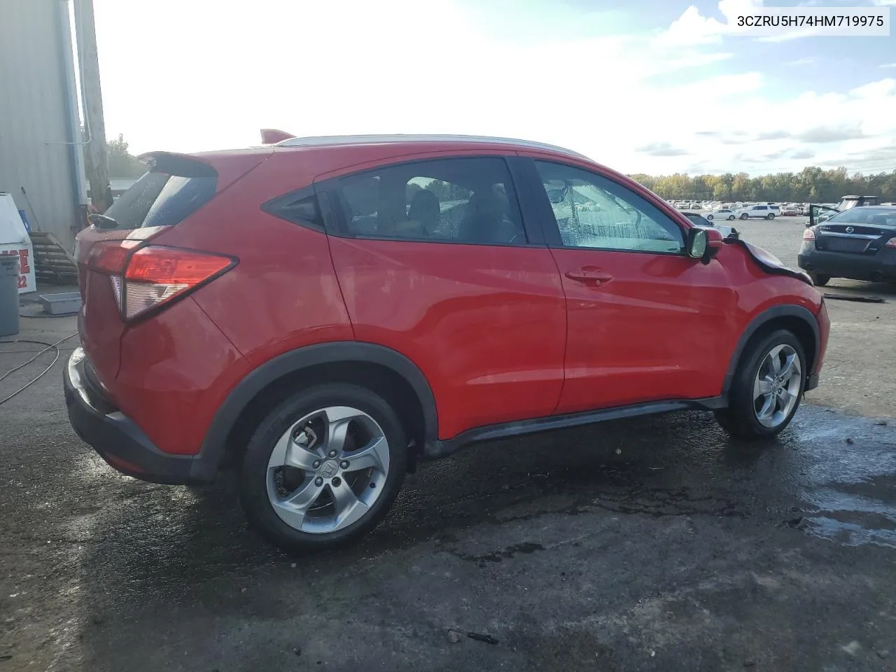 2017 Honda Hr-V Exl VIN: 3CZRU5H74HM719975 Lot: 81046074