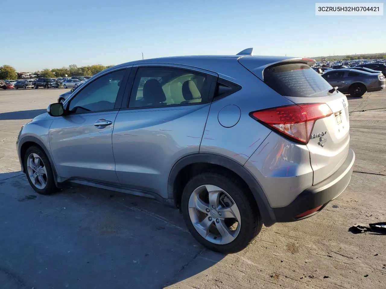 2017 Honda Hr-V Lx VIN: 3CZRU5H32HG704421 Lot: 81099884