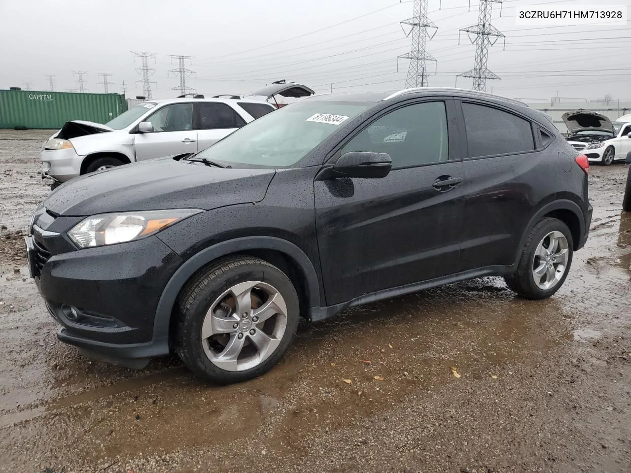 2017 Honda Hr-V Exl VIN: 3CZRU6H71HM713928 Lot: 81196344