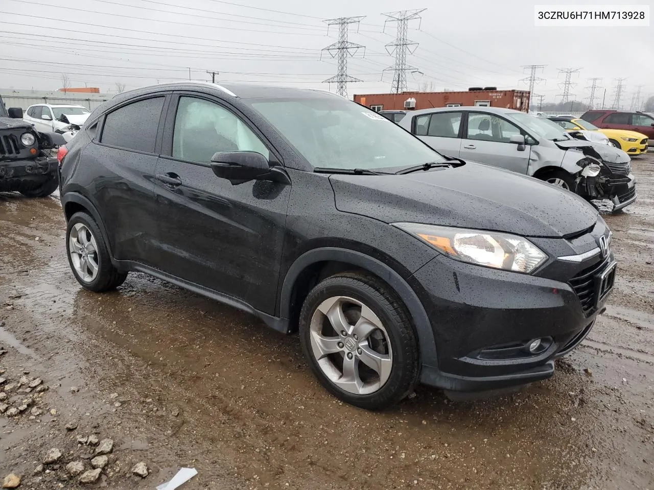 2017 Honda Hr-V Exl VIN: 3CZRU6H71HM713928 Lot: 81196344