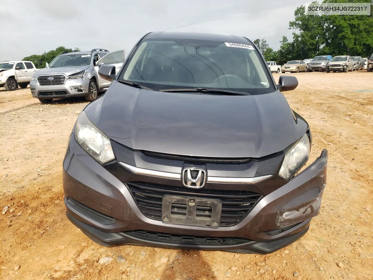 2018 Honda Hr-V Lx VIN: 3CZRU6H34JG722317 Lot: 54080444