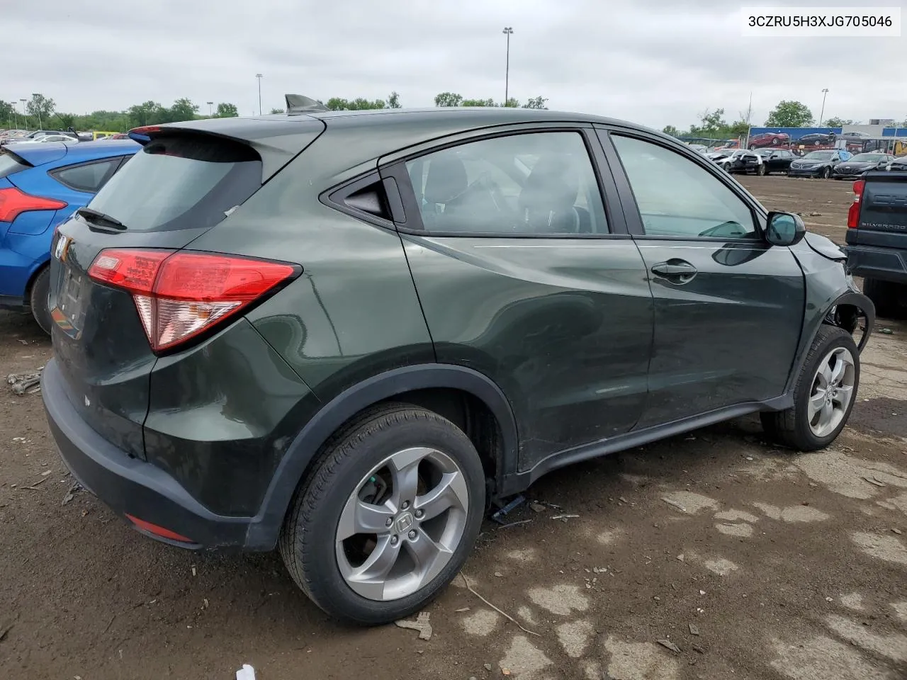 2018 Honda Hr-V Lx VIN: 3CZRU5H3XJG705046 Lot: 55004594