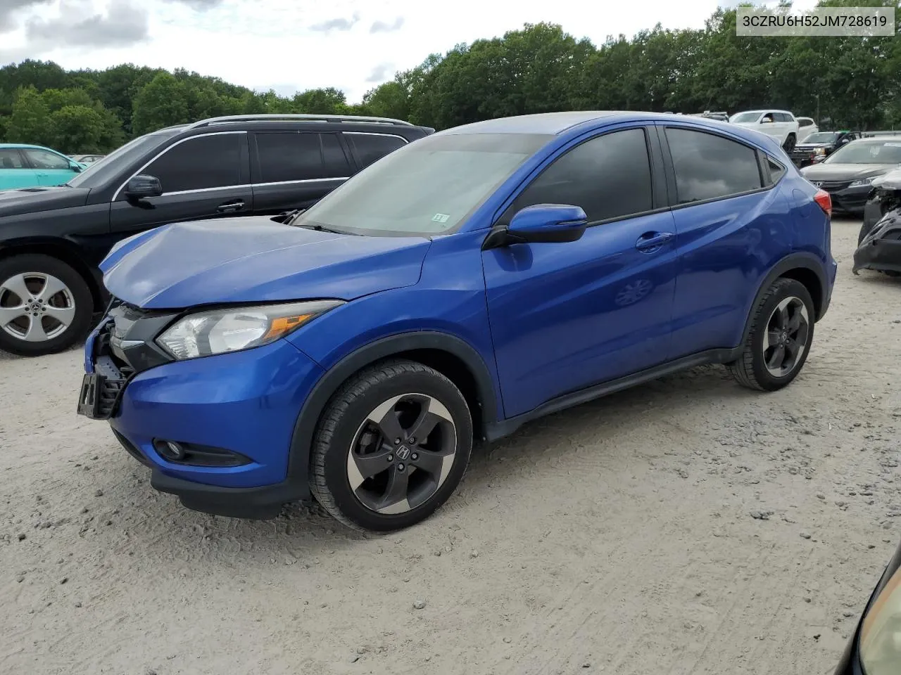 2018 Honda Hr-V Ex VIN: 3CZRU6H52JM728619 Lot: 58246714