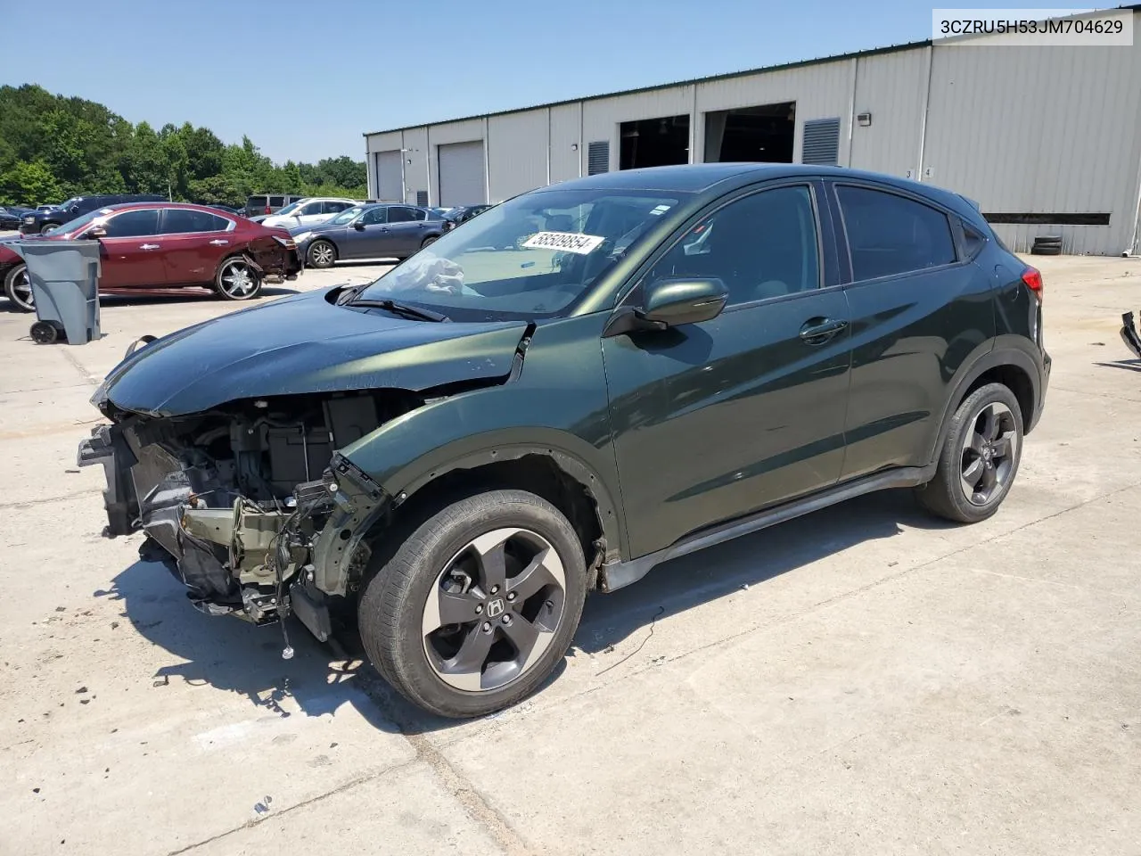 2018 Honda Hr-V Ex VIN: 3CZRU5H53JM704629 Lot: 58509854