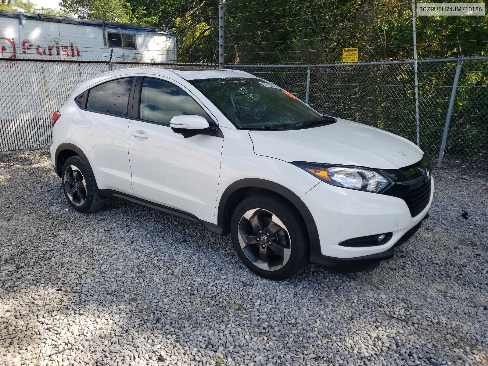 2018 Honda Hr-V Exl VIN: 3CZRU6H74JM710186 Lot: 63763804