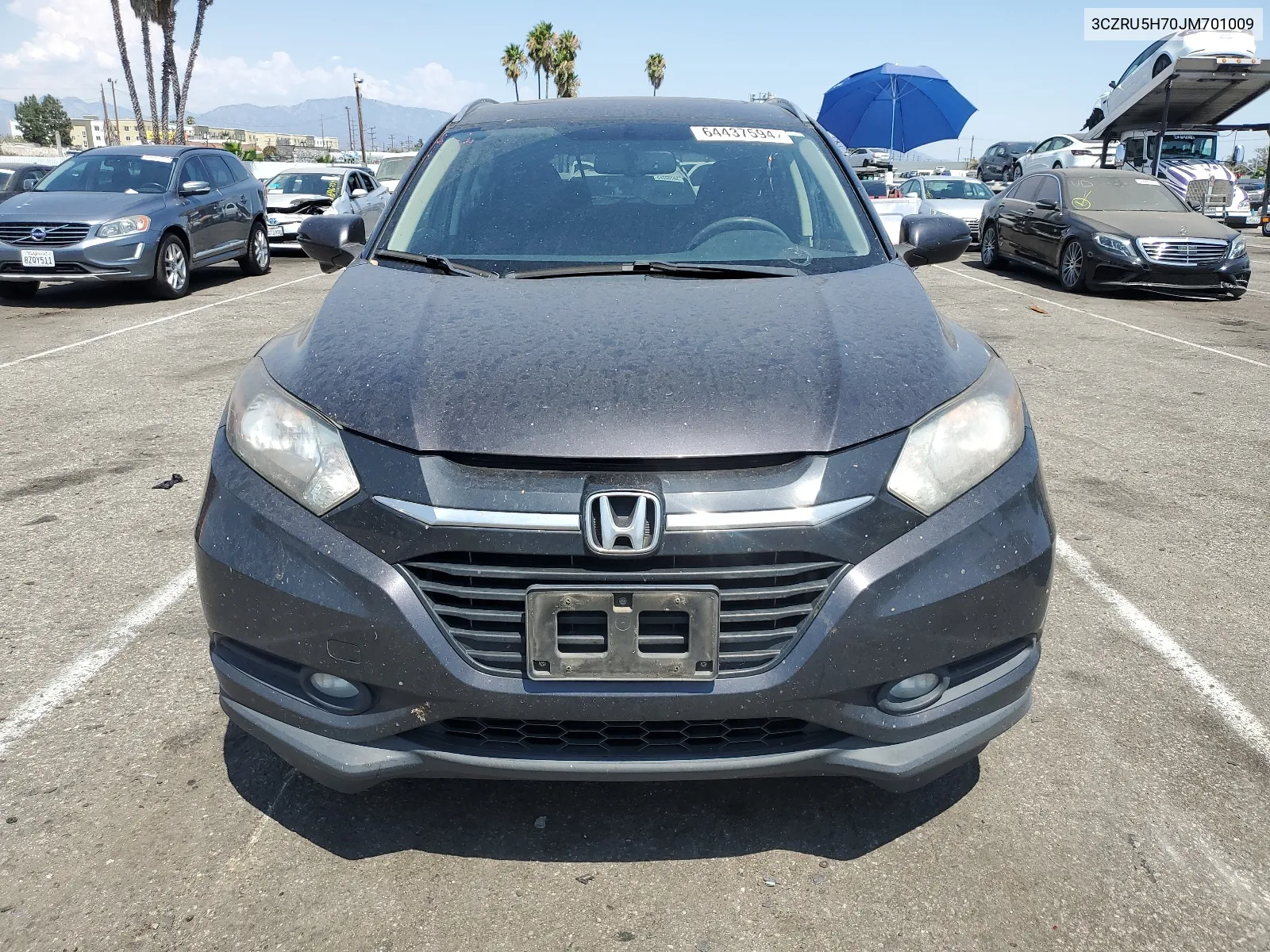 2018 Honda Hr-V Exl VIN: 3CZRU5H70JM701009 Lot: 64437594