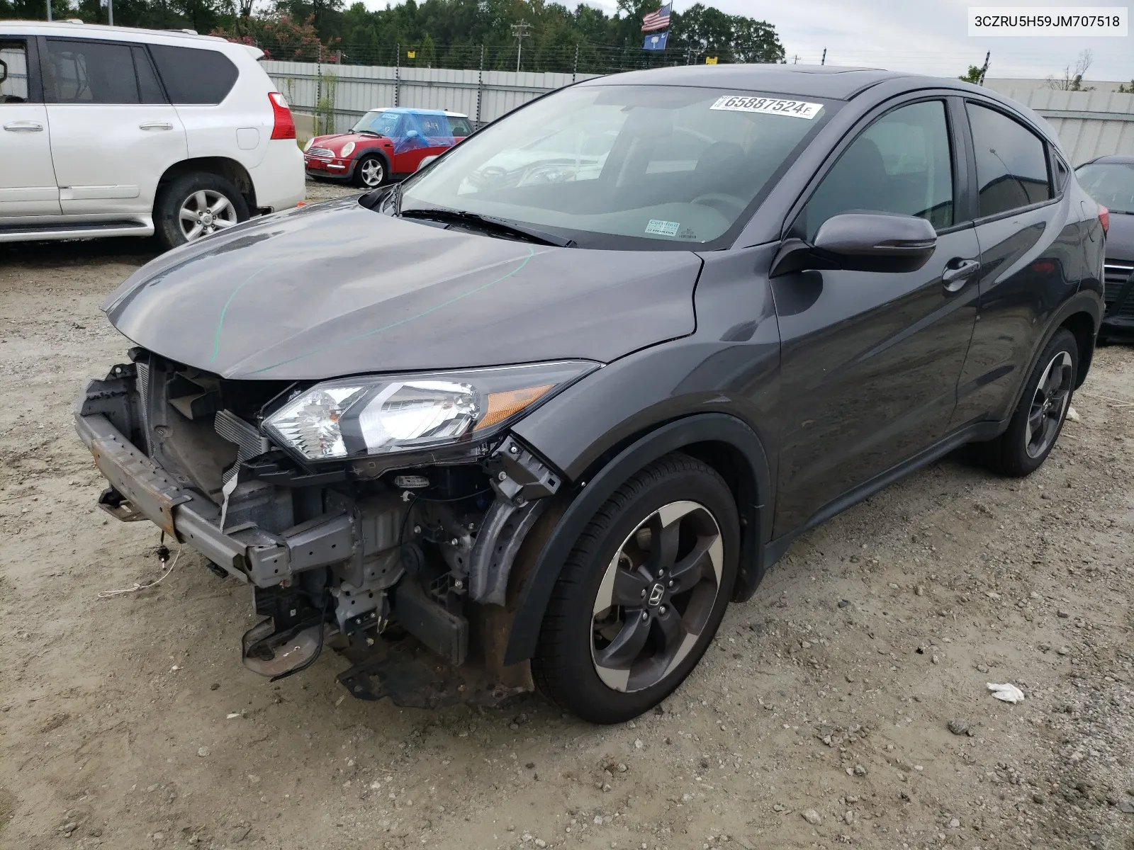 3CZRU5H59JM707518 2018 Honda Hr-V Ex