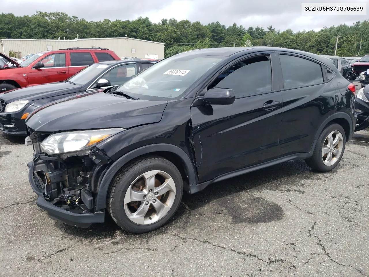 2018 Honda Hr-V Lx VIN: 3CZRU6H37JG705639 Lot: 66476174