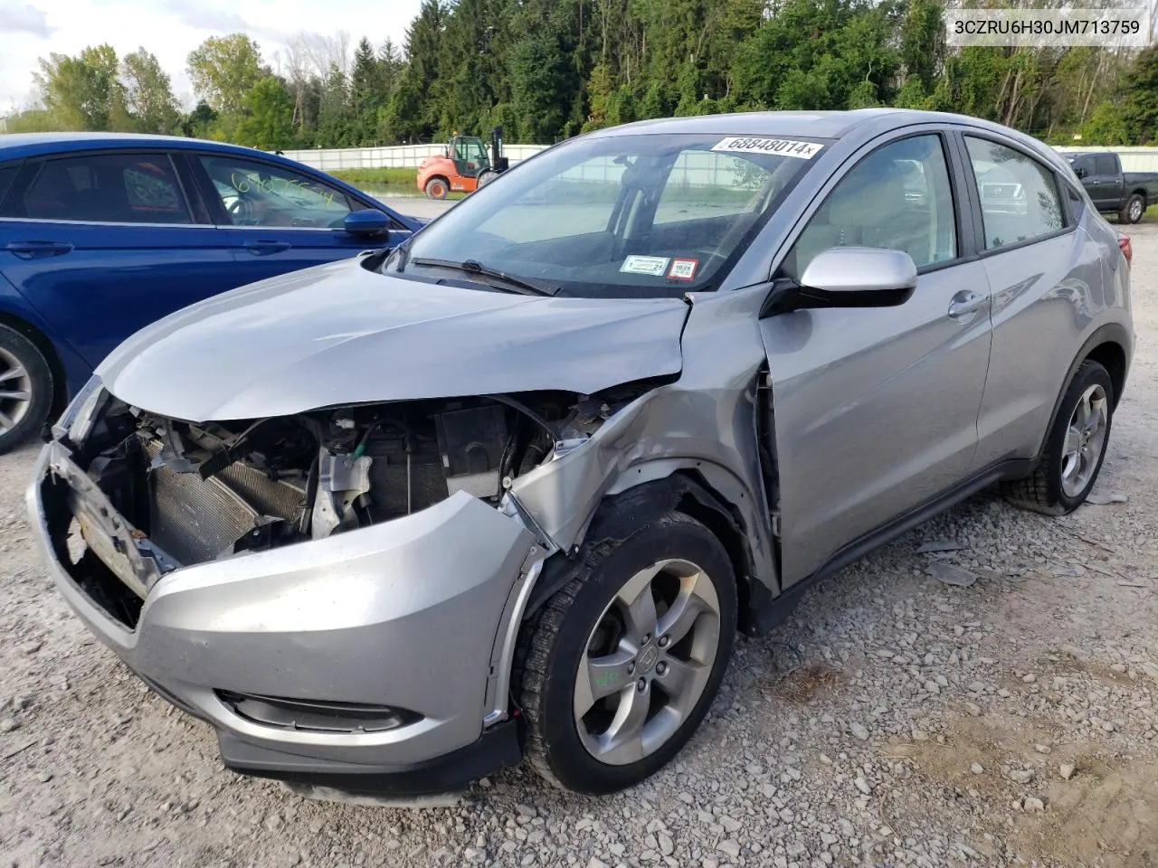 2018 Honda Hr-V Lx VIN: 3CZRU6H30JM713759 Lot: 68848014