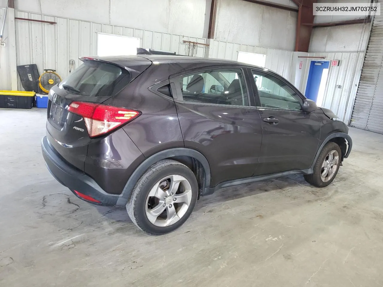 2018 Honda Hr-V Lx VIN: 3CZRU6H32JM703752 Lot: 69154884