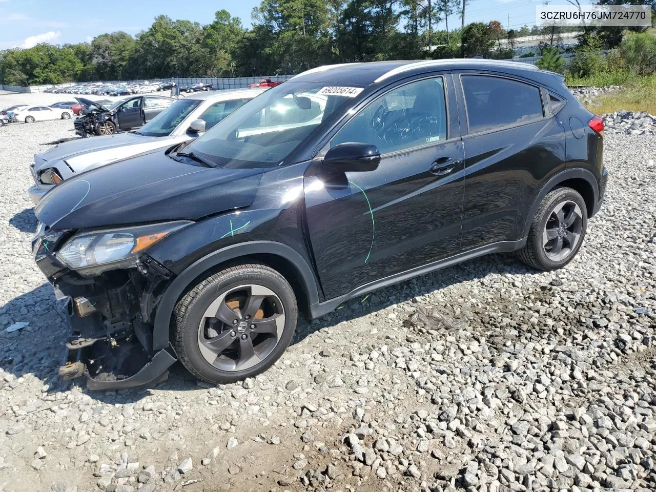 2018 Honda Hr-V Exl VIN: 3CZRU6H76JM724770 Lot: 69205614