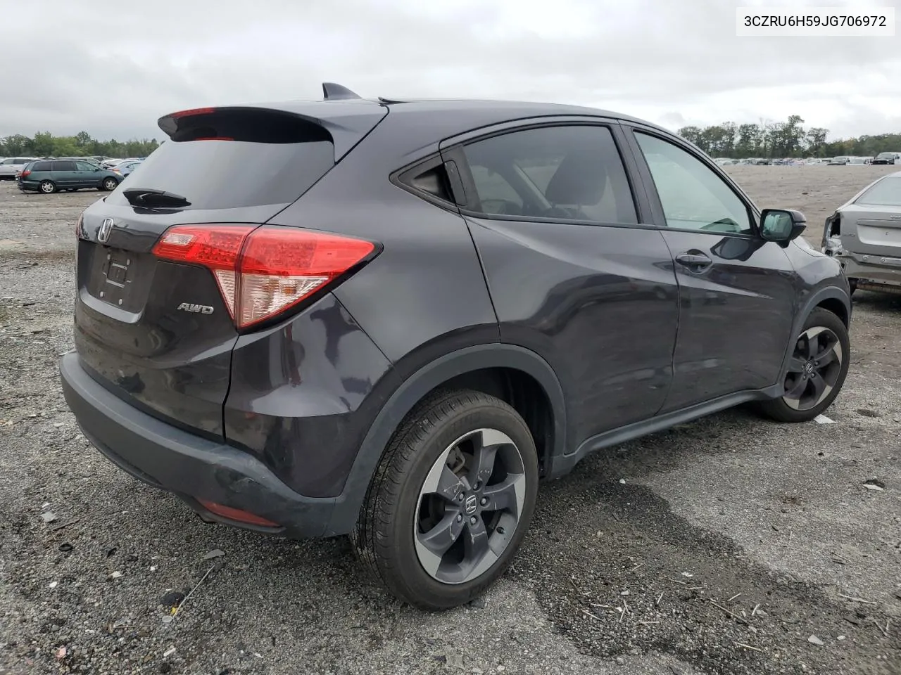 2018 Honda Hr-V Ex VIN: 3CZRU6H59JG706972 Lot: 69627854