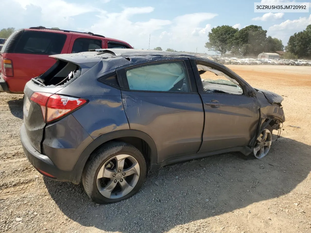 2018 Honda Hr-V Lx VIN: 3CZRU5H35JM720992 Lot: 69650694