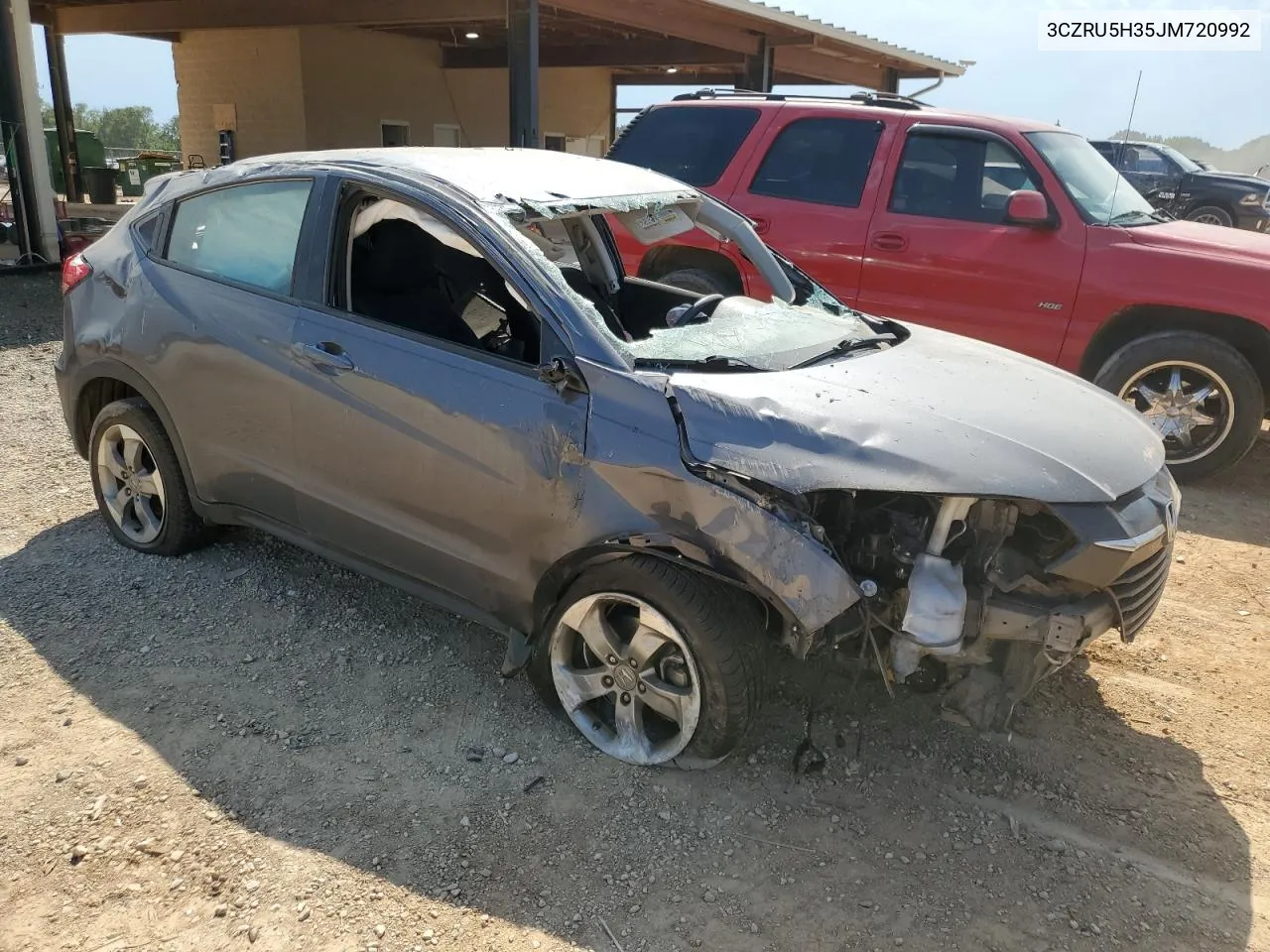 2018 Honda Hr-V Lx VIN: 3CZRU5H35JM720992 Lot: 69650694