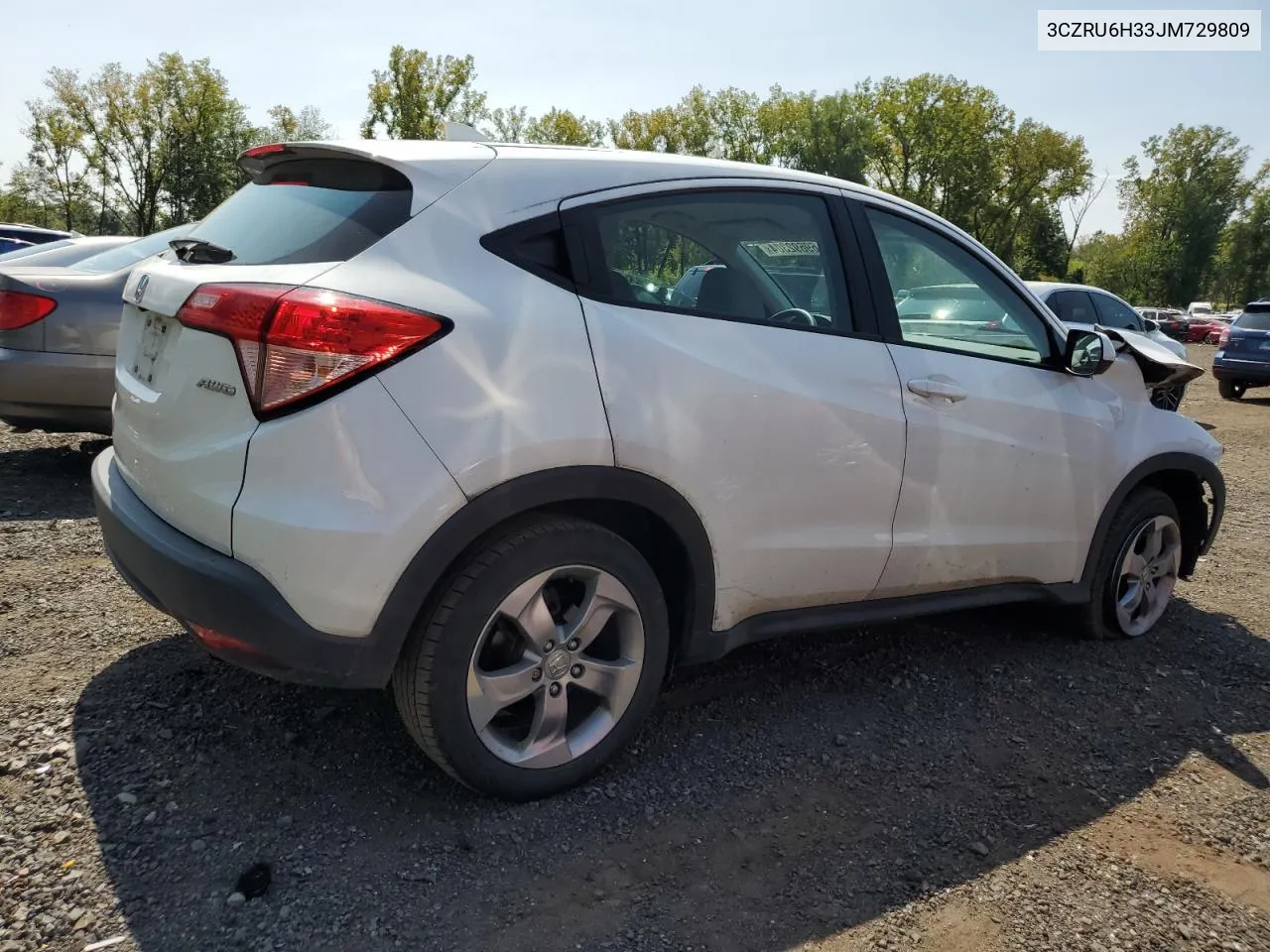 3CZRU6H33JM729809 2018 Honda Hr-V Lx