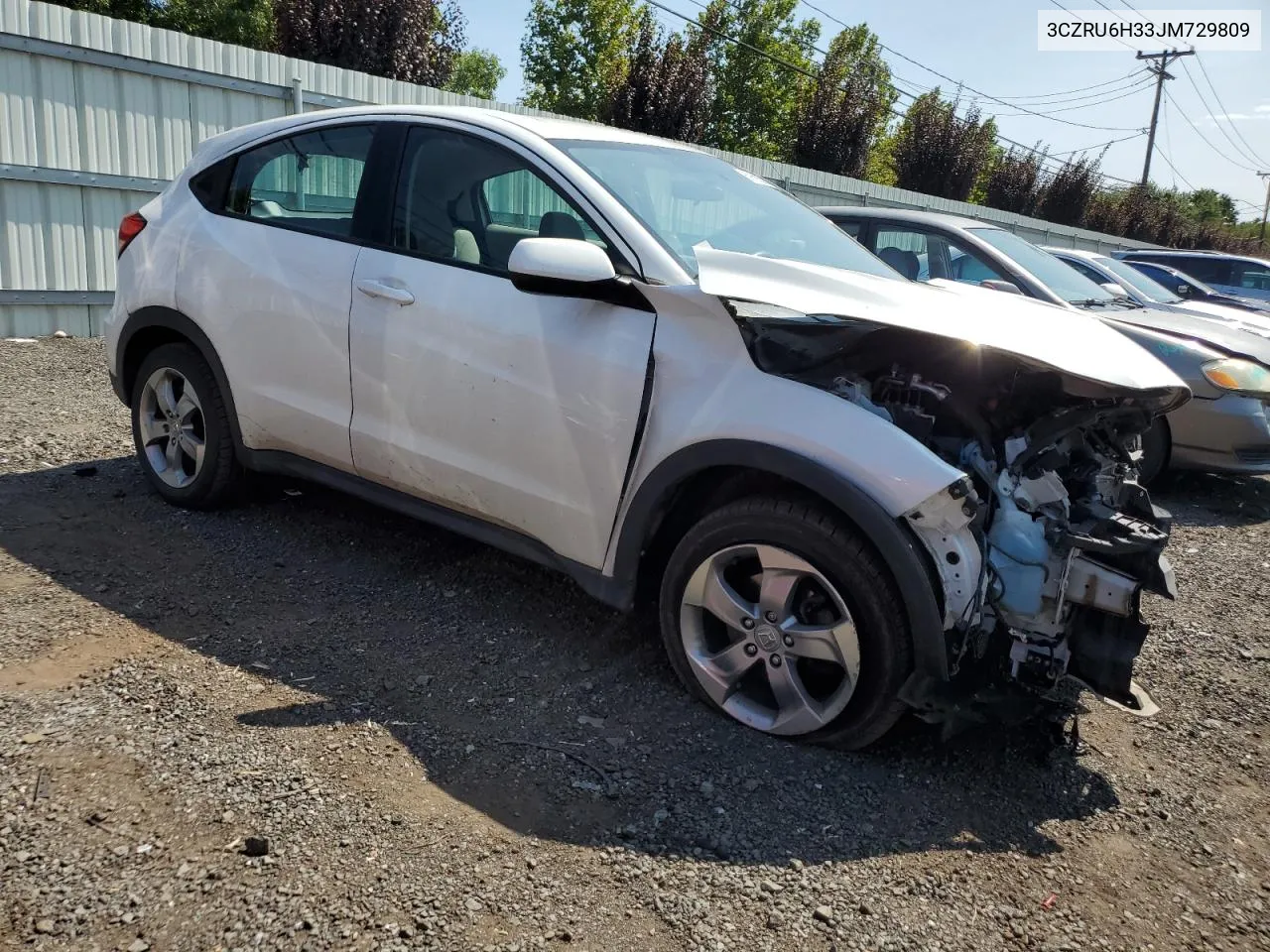 2018 Honda Hr-V Lx VIN: 3CZRU6H33JM729809 Lot: 69692304