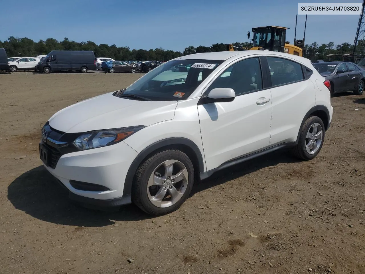 3CZRU6H34JM703820 2018 Honda Hr-V Lx